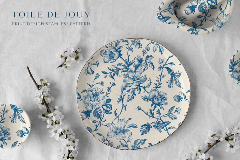 toile-de-jouy-vintage-floral-pattern