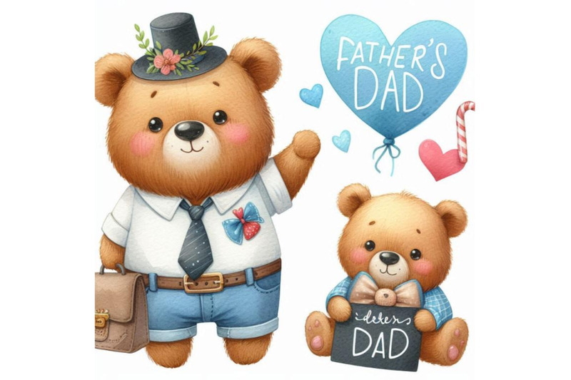 cute-father-s-day-card-with-funny-dad-bear