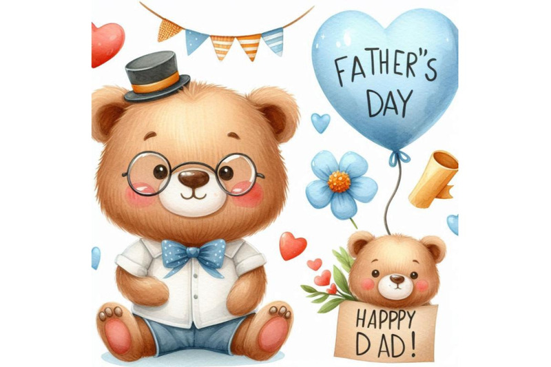 cute-father-s-day-card-with-funny-dad-bear