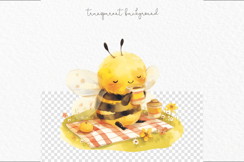 bee-baby-shower-watercolor-clipart