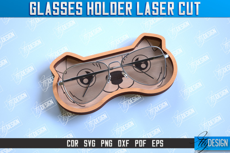 glasses-holder-laser-cut-eyeglass-stand-animal-face-cnc-file