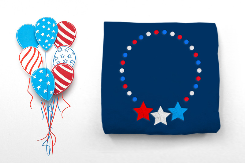 patriotic-star-monogram-frame-embroidery