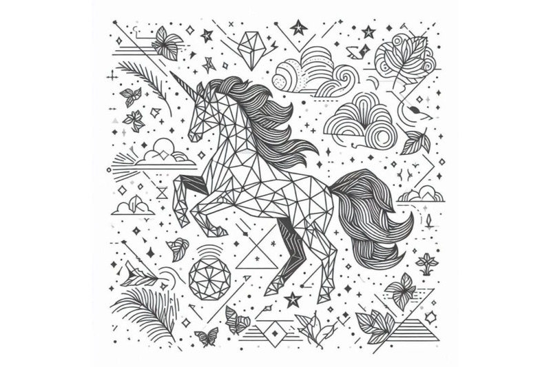 unicorn-line-art-for-children