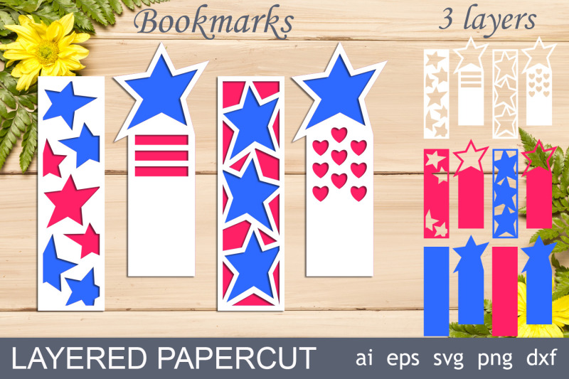 usa-flag-patriotic-bookmarks-layered