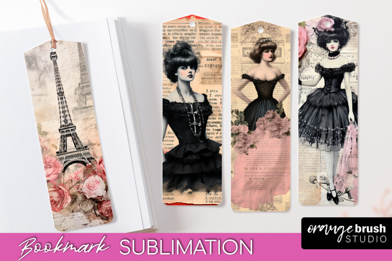 vintage-bookmark-sublimation-scrapbook-bookmarks-4-png