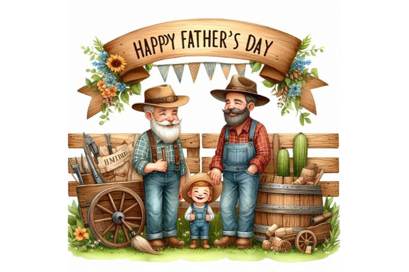 happy-father-s-day-barnwood-banner