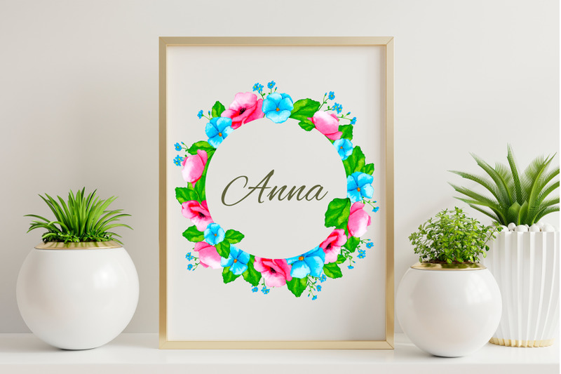 wildflowers-and-greenery-watercolor-frames-png