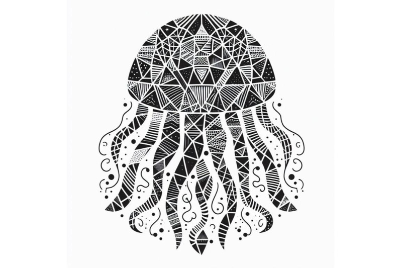 hand-drawn-vector-jellyfish-sea-marine-animal