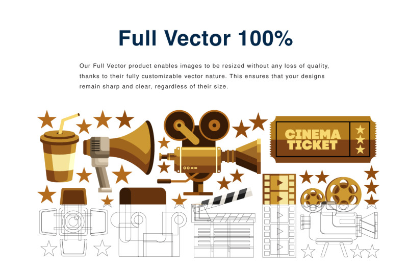 cinema-elements-vector-illustration