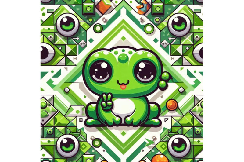 cute-green-frog-character