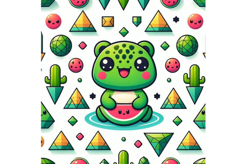 cute-green-frog-character