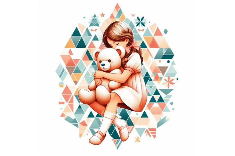 a-girl-hugging-a-teddy-bear