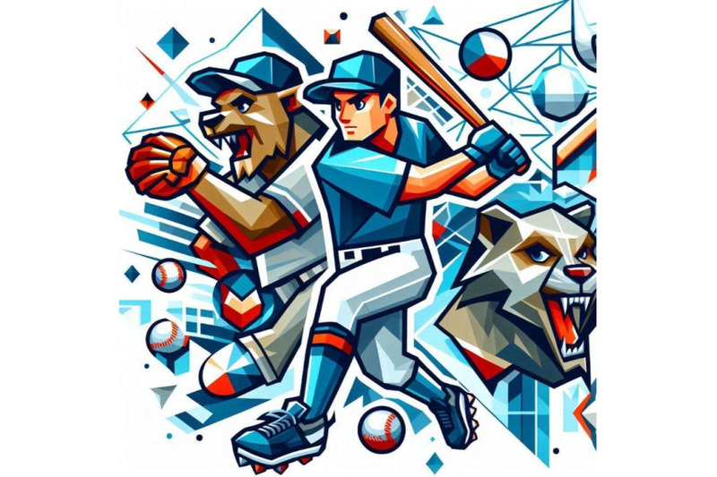 cartoon-a-baseball-player