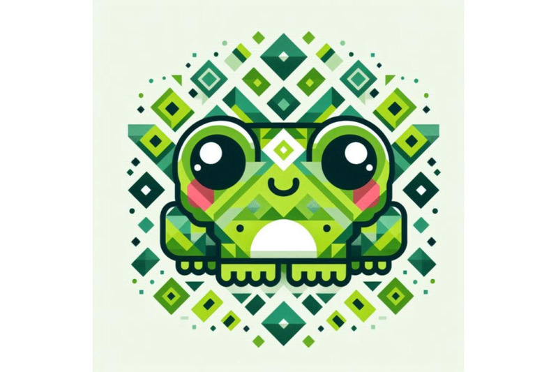 cute-green-frog-character