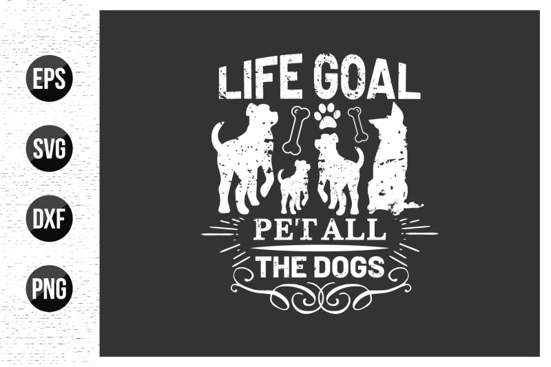 dog-typographic-t-shirt-design-vector-graphic-animals-quotes-design-v