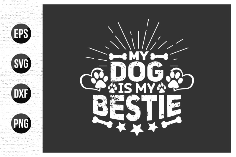 dog-typographic-t-shirt-design-vector-graphic