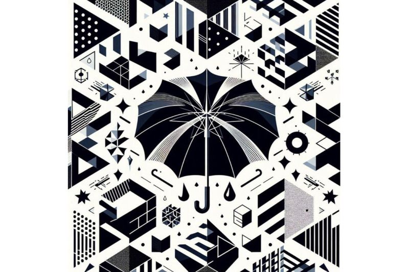 black-umbrella