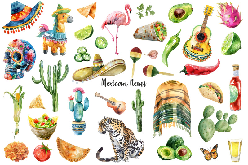 watercolor-mexico-clipart-mexican-fiesta-party-set-mexican-elements