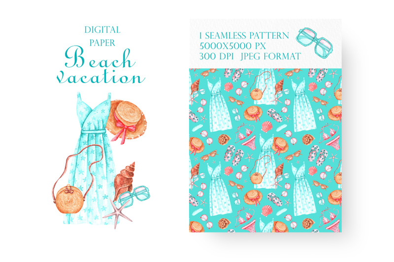 beachwear-watercolor-seamless-pattern-sea-voyage-summer-vacation