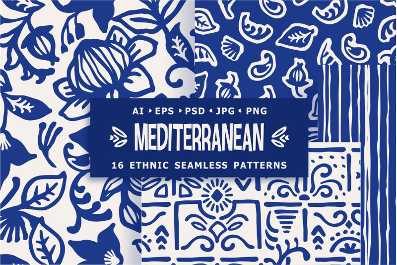 mediterranean-seamless-patterns