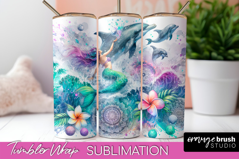 mermaid-tumbler-wrap-watercolor-mermaid-tumbler-sublimation