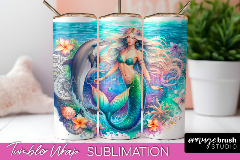 mermaid-tumbler-wrap-watercolor-mermaid-tumbler-sublimation