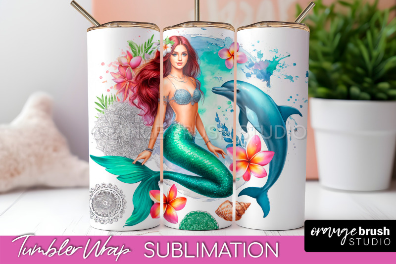 mermaid-tumbler-wrap-watercolor-mermaid-tumbler-sublimation