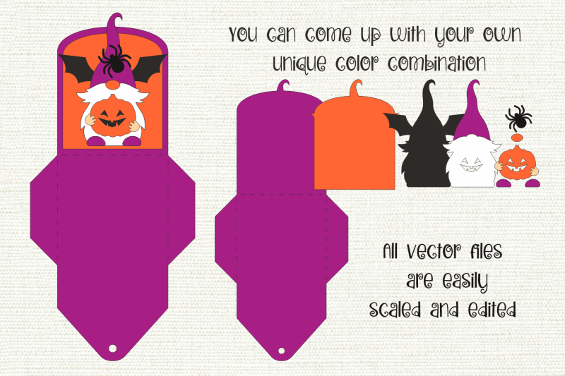 halloween-gnome-gift-card-holder-paper-craft-template