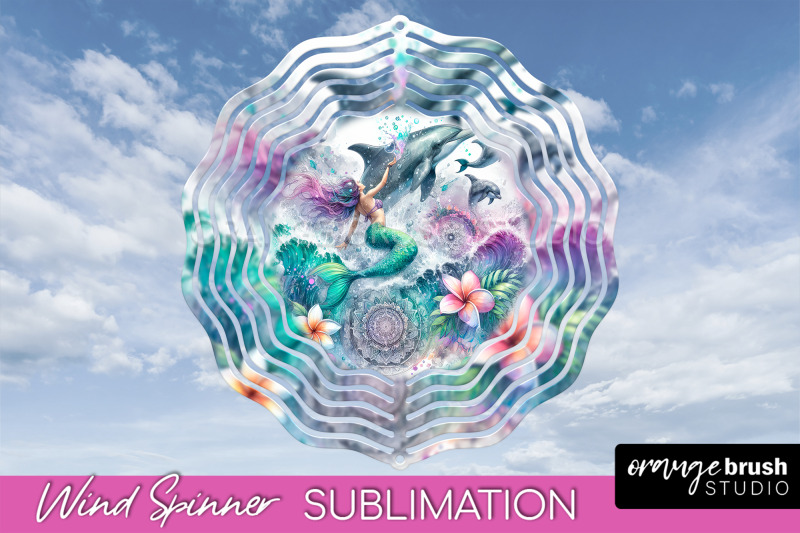 watercolor-mermaid-wind-spinner-summer-spinner-sublimation