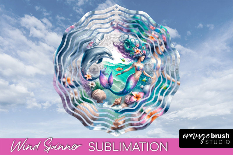 watercolor-mermaid-wind-spinner-summer-spinner-sublimation