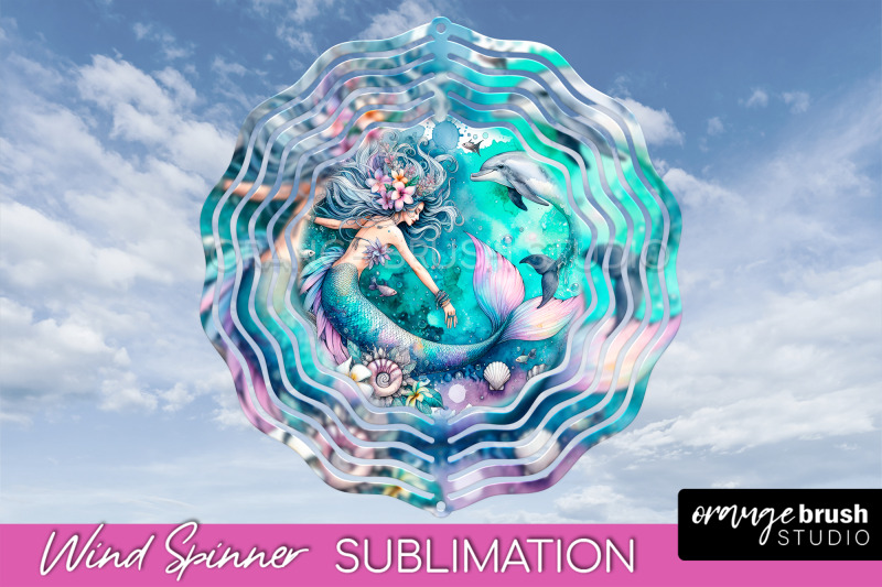 watercolor-mermaid-wind-spinner-summer-spinner-sublimation