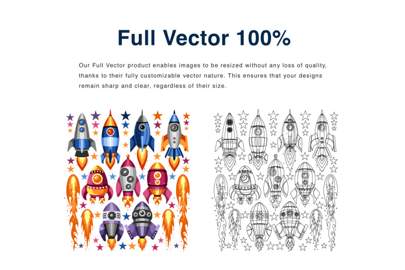 rocket-elements-vector-illustration