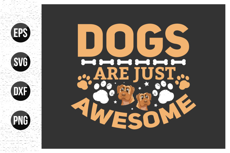 dog-typographic-t-shirt-design-vector