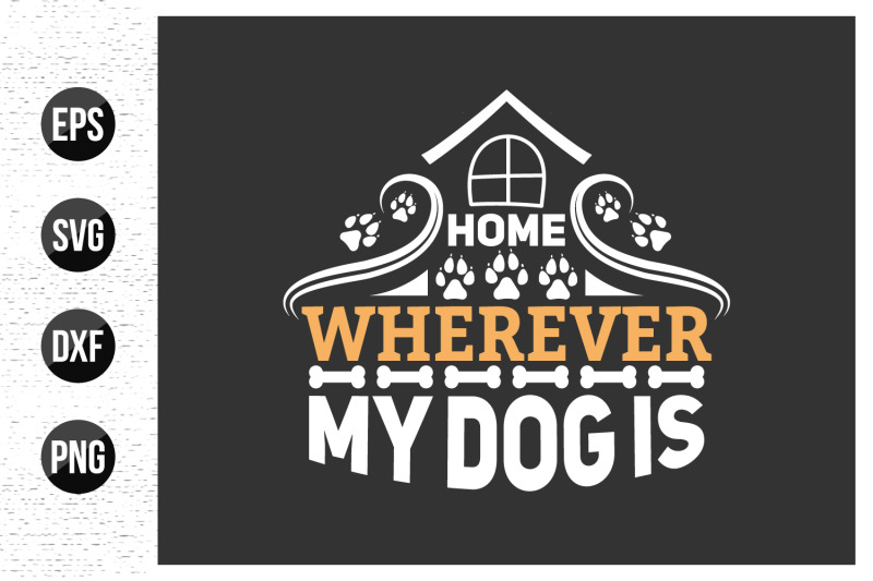 dog-typographic-t-shirt-design-vector