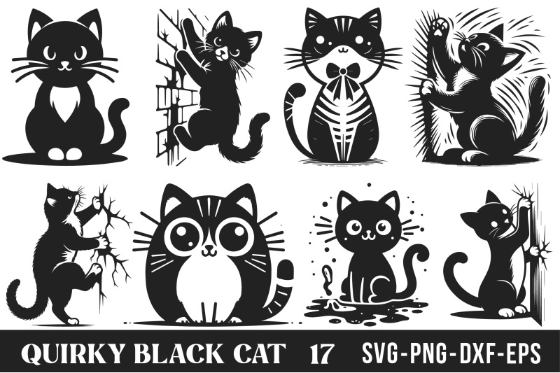 quirky-black-cat-svg-bundle