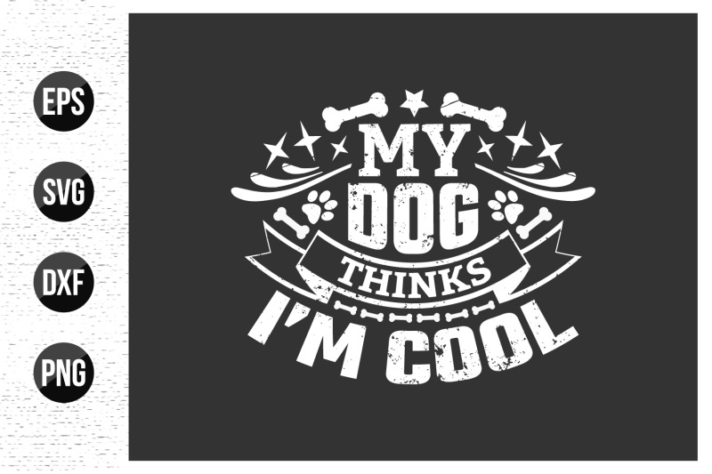 dog-typographic-t-shirt-design-vector