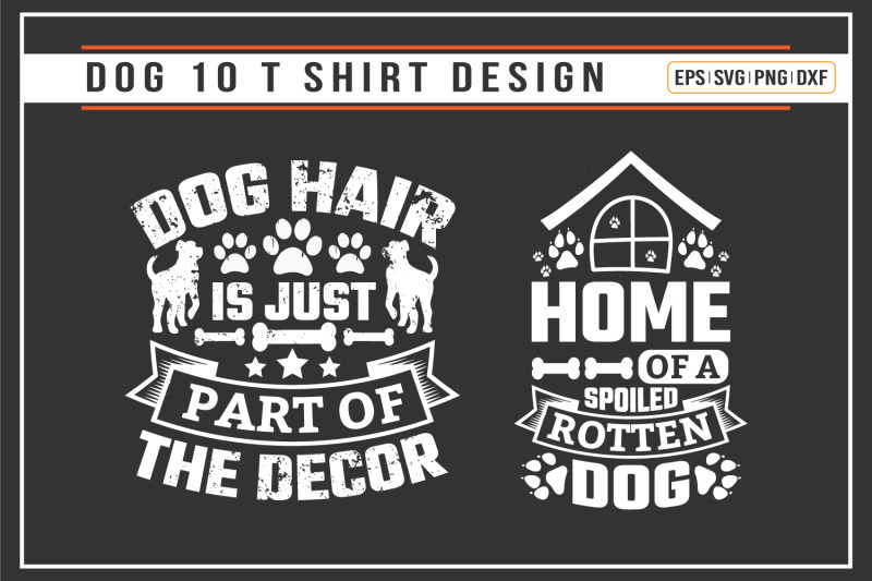 dog-typographic-t-shirt-design-bundle