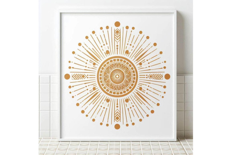 orange-sun-print-boho-minimalist-printa