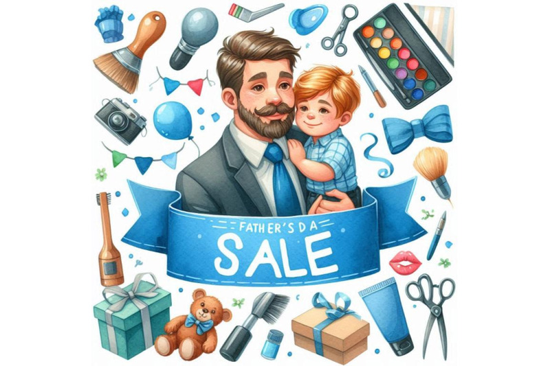 special-offer-father-s-day-sale-blue