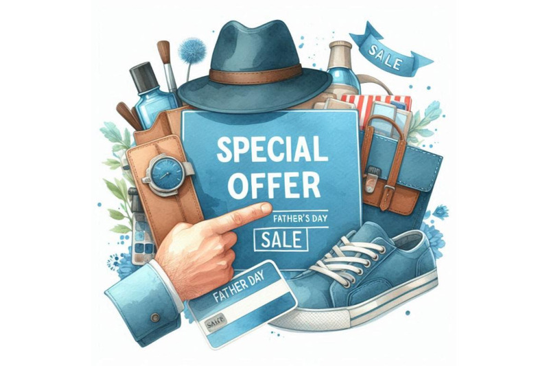 special-offer-father-s-day-sale-blue