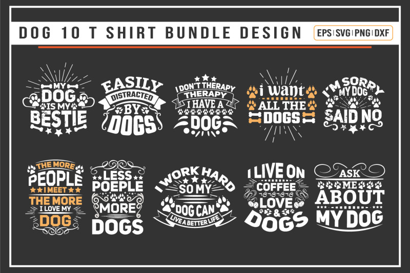 dog-10-quotes-t-shirt-bundle