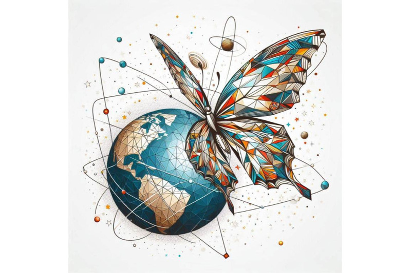 butterfly-flying-over-the-planet