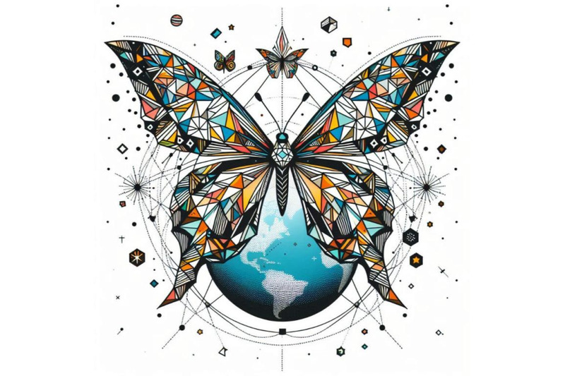 butterfly-flying-over-the-planet