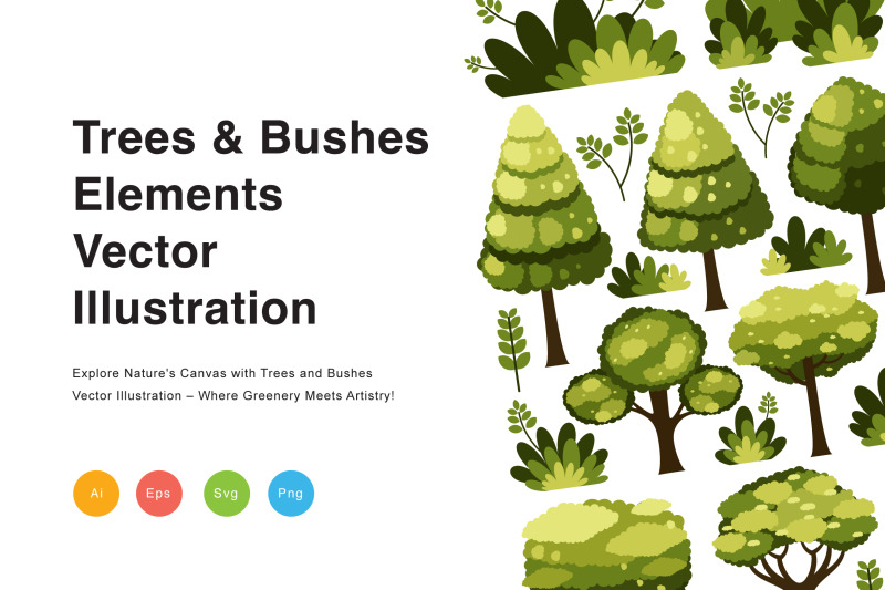 trees-and-bushes-elements-vector-illustration