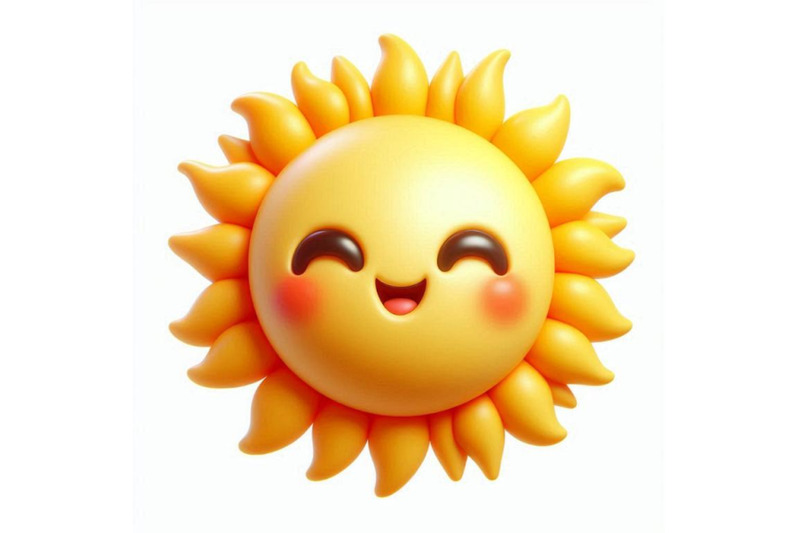 01-3d-realistic-happy-smiling-cute-sun