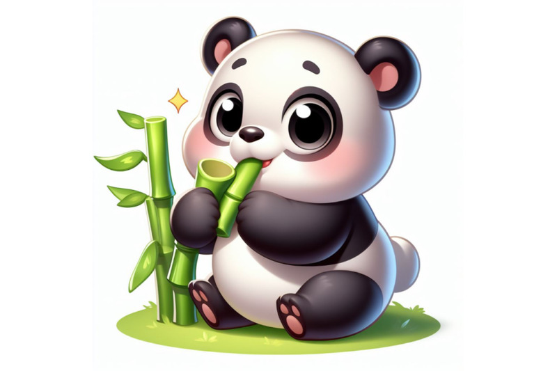 very-cute-panda-eating-bamboo-leaf