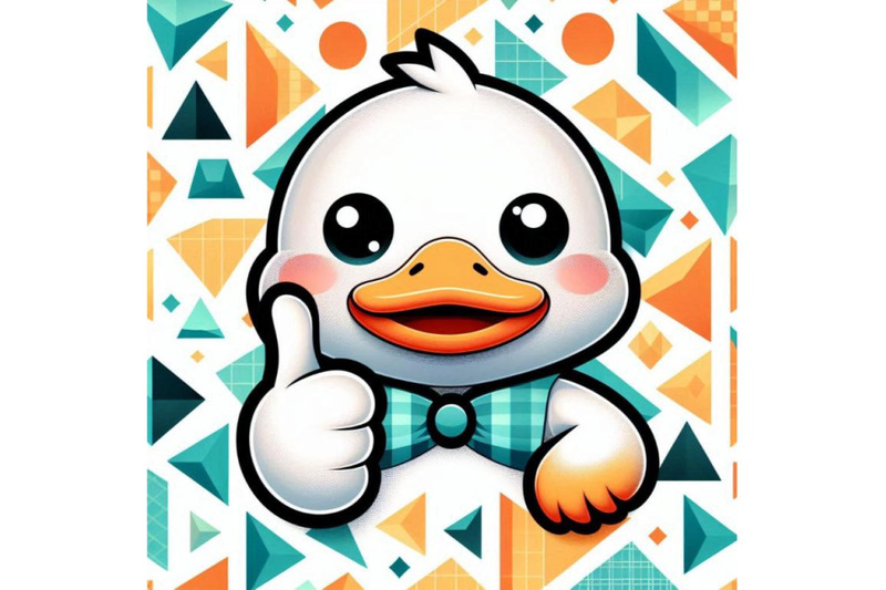 cute-baby-duck-cartoon-thumb-up