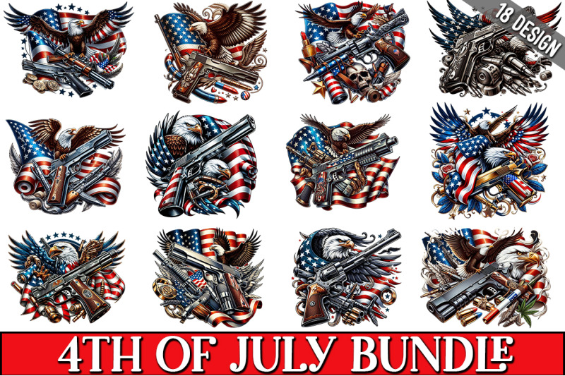 4th-of-july-clipart-bundle