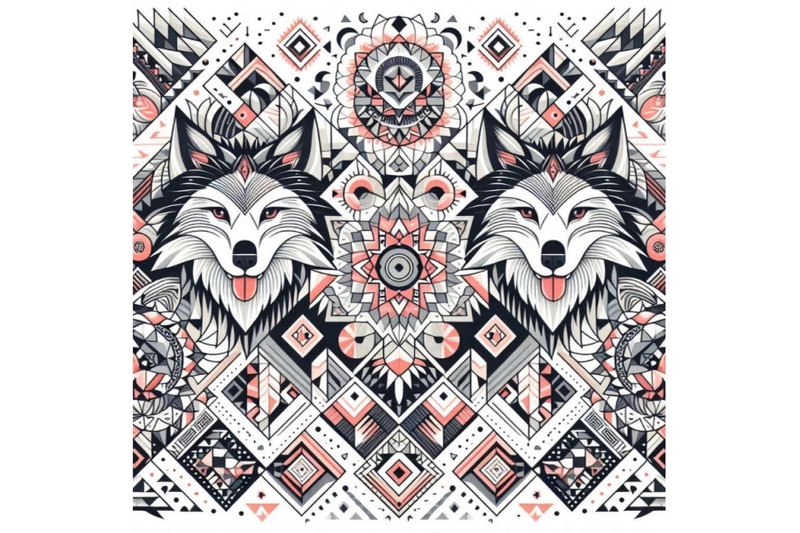 beautiful-decorative-wolf