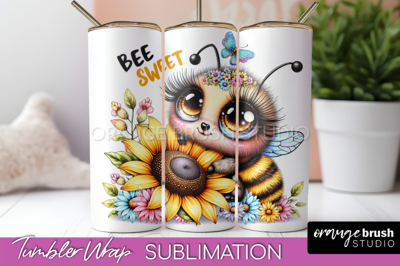 bee-tumbler-wrap-inspirational-quote-tumbler-sublimation